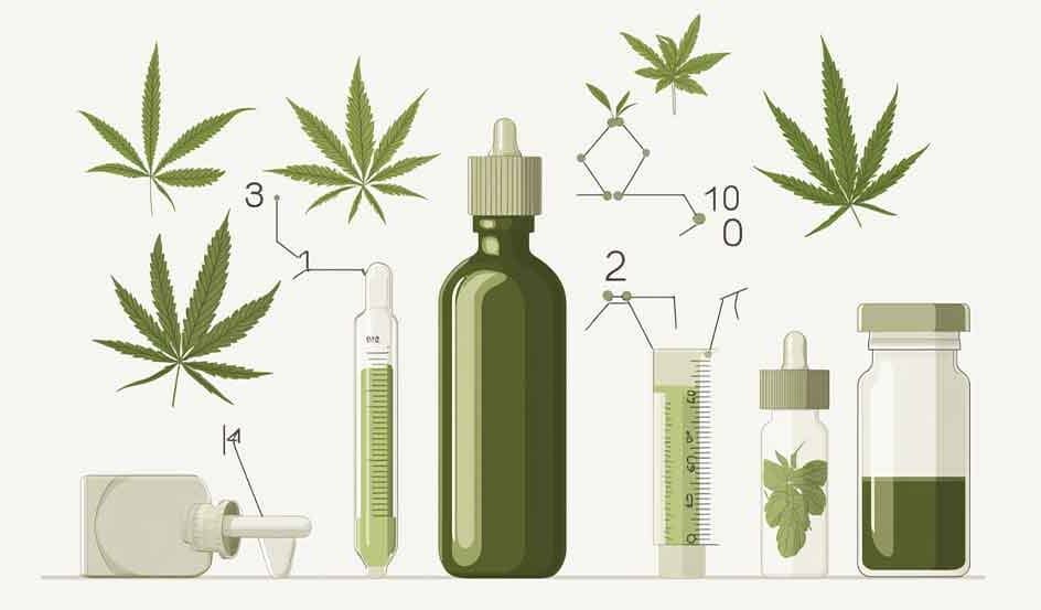 Diagram illustrating the entourage effect cannabis showing interaction between cannabinoids and terpenes for enhanced benefits